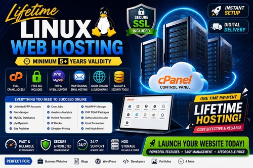 Lifetime linux web - lifetime, hosting