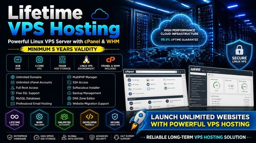 Vps hosting lifetime plan - vps,
